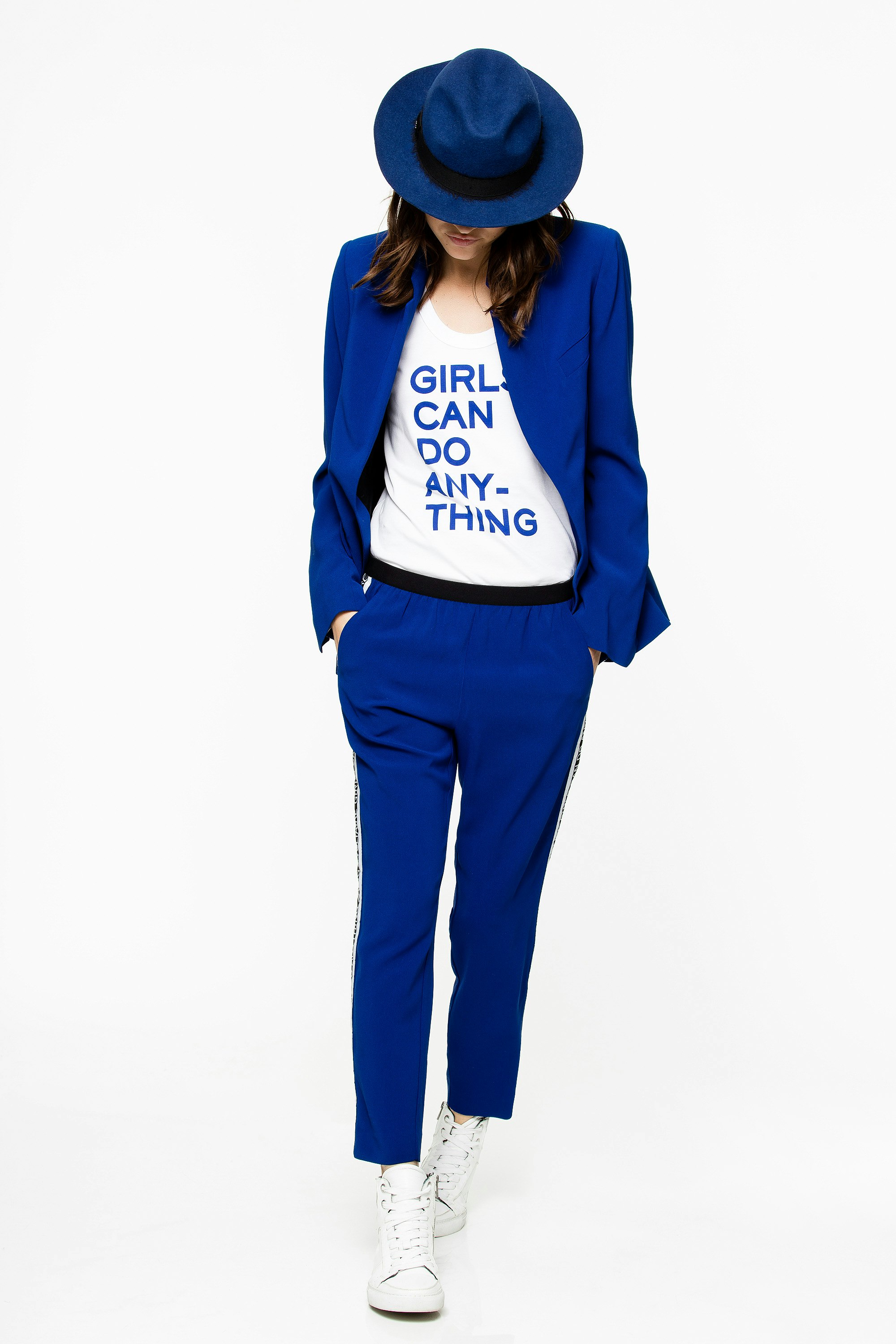 Veste Very Strap veste femme | Zadig & Voltaire veste bleu electrique zadig et voltaire