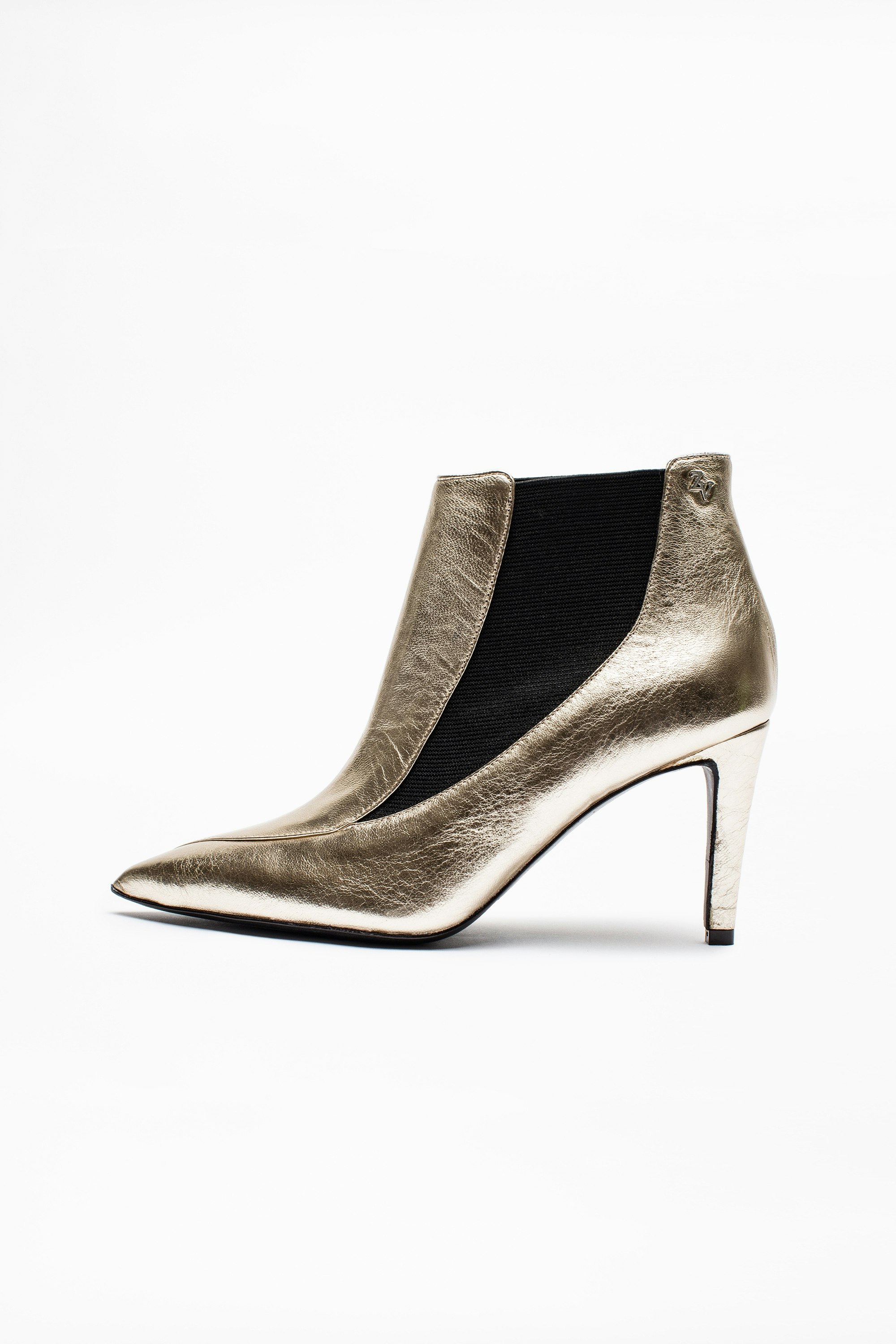 gold boots
