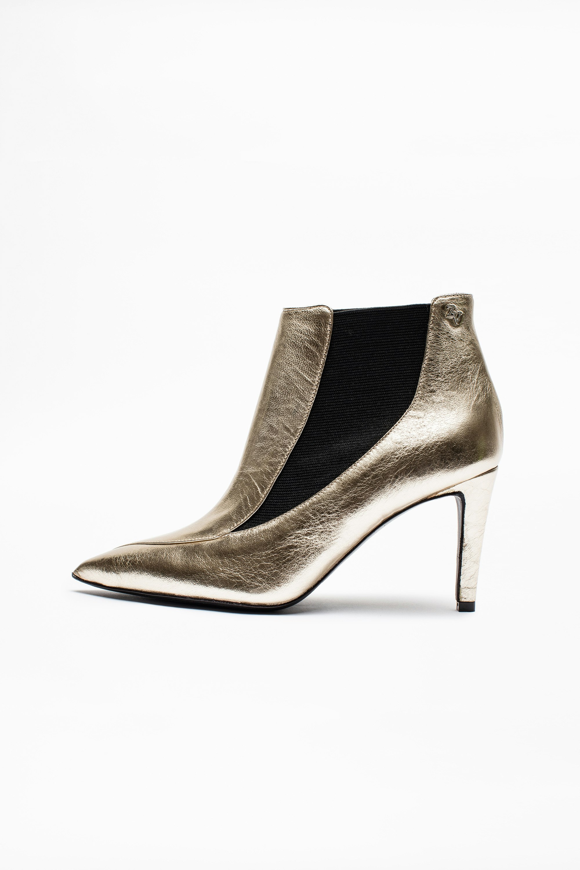 zadig and voltaire silver boots