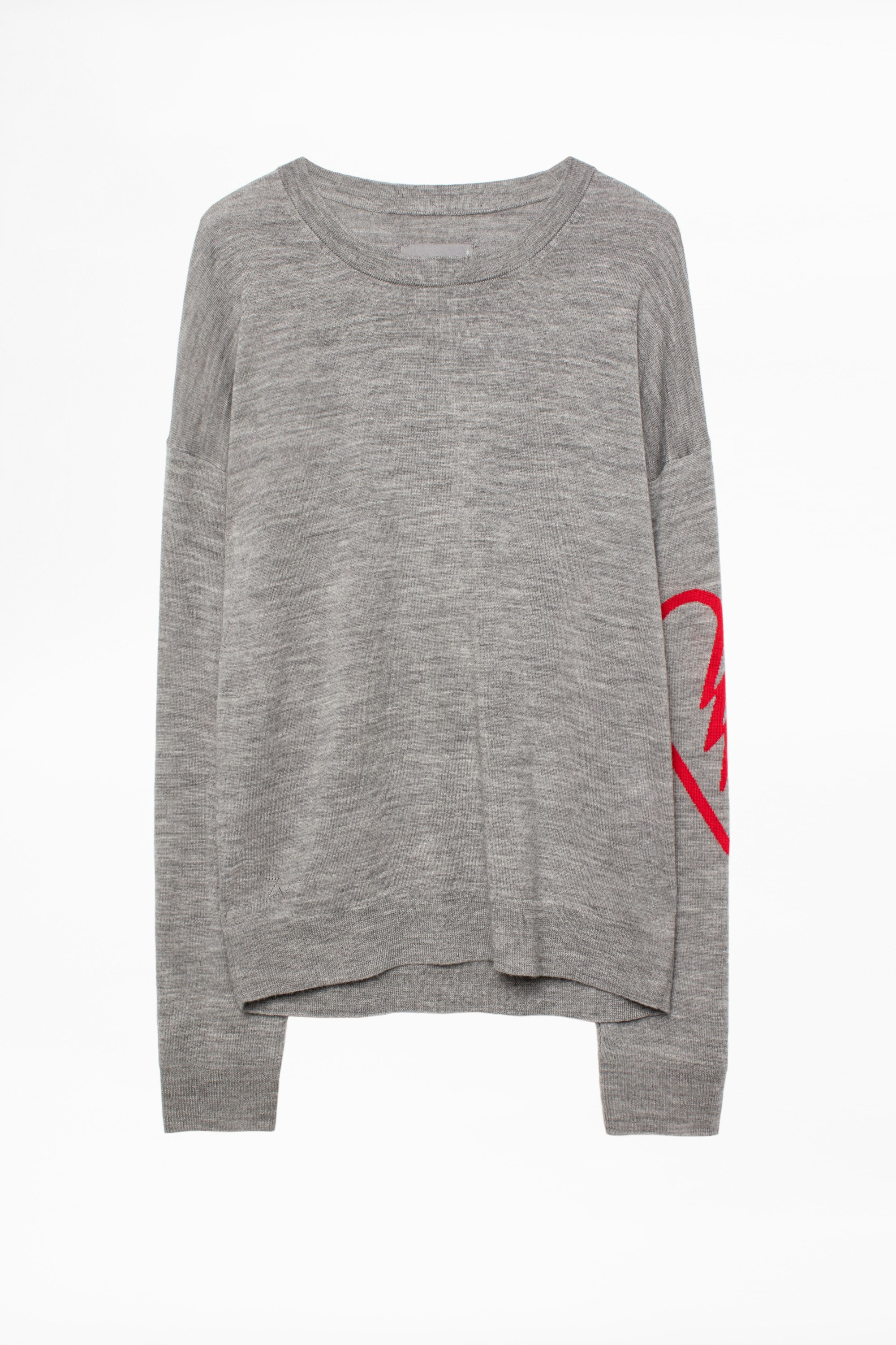 heart sweater women's