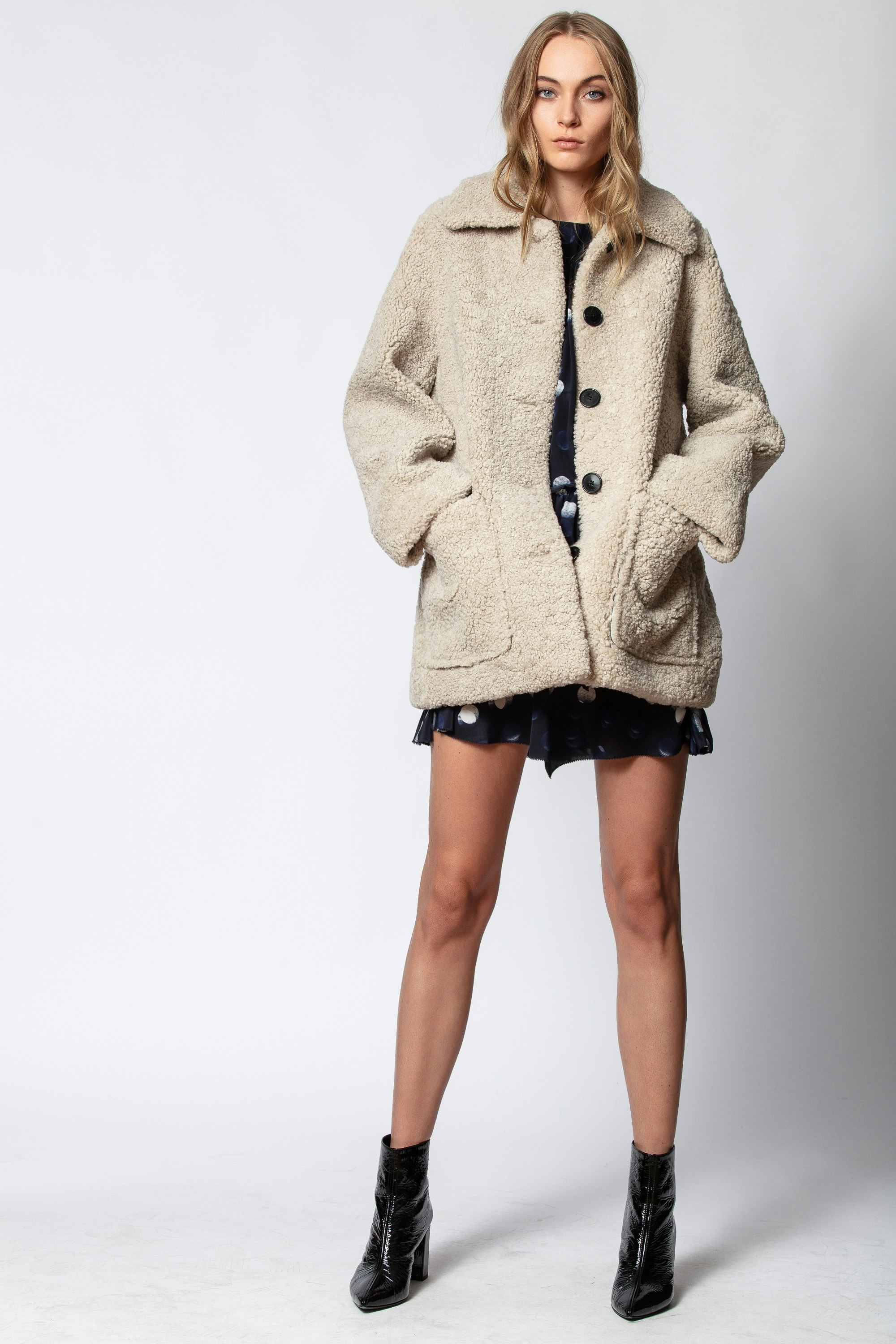 shearling coat