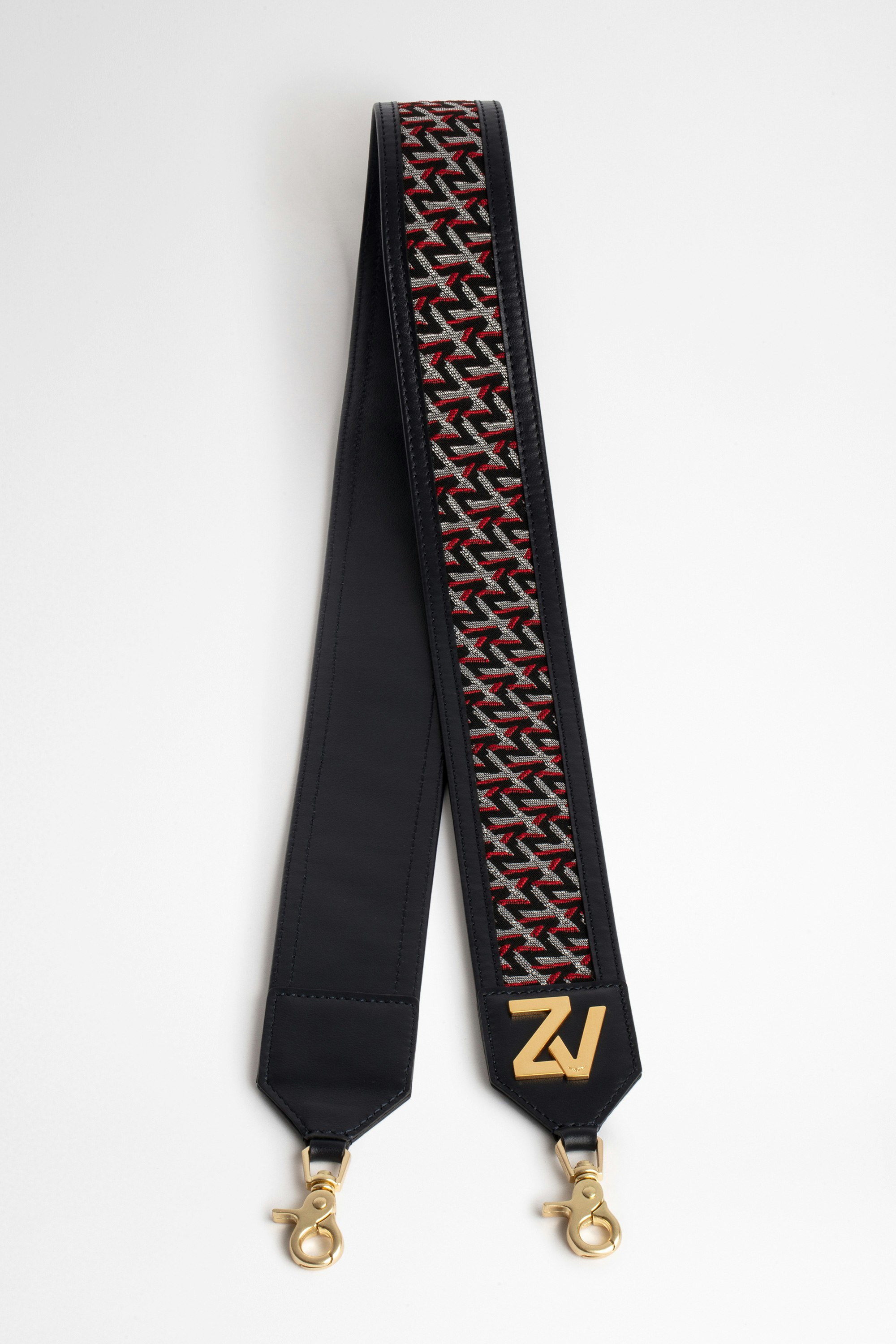 monogram shoulder strap