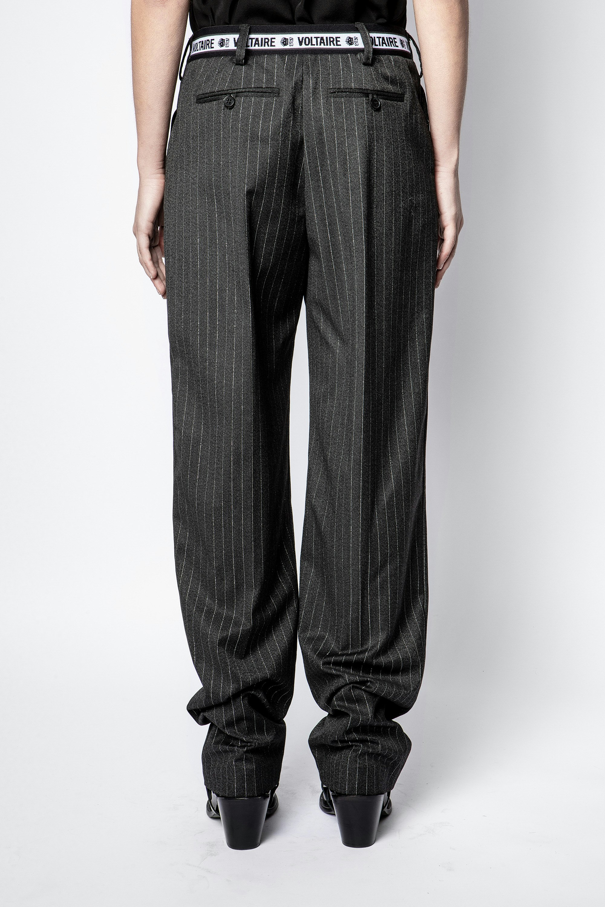 pinstripe jeans women