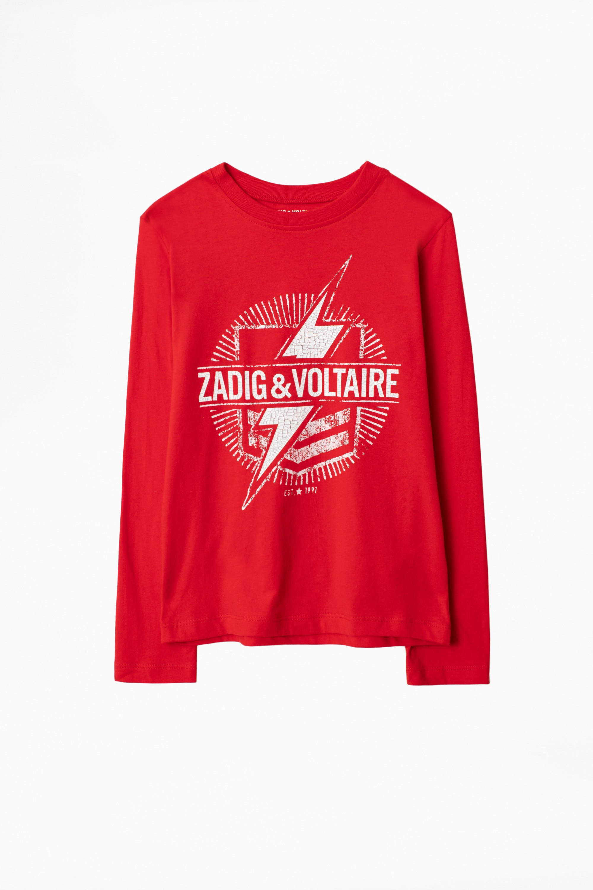 t shirt enfant rouge