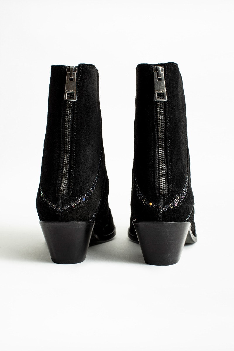 star ankle boots