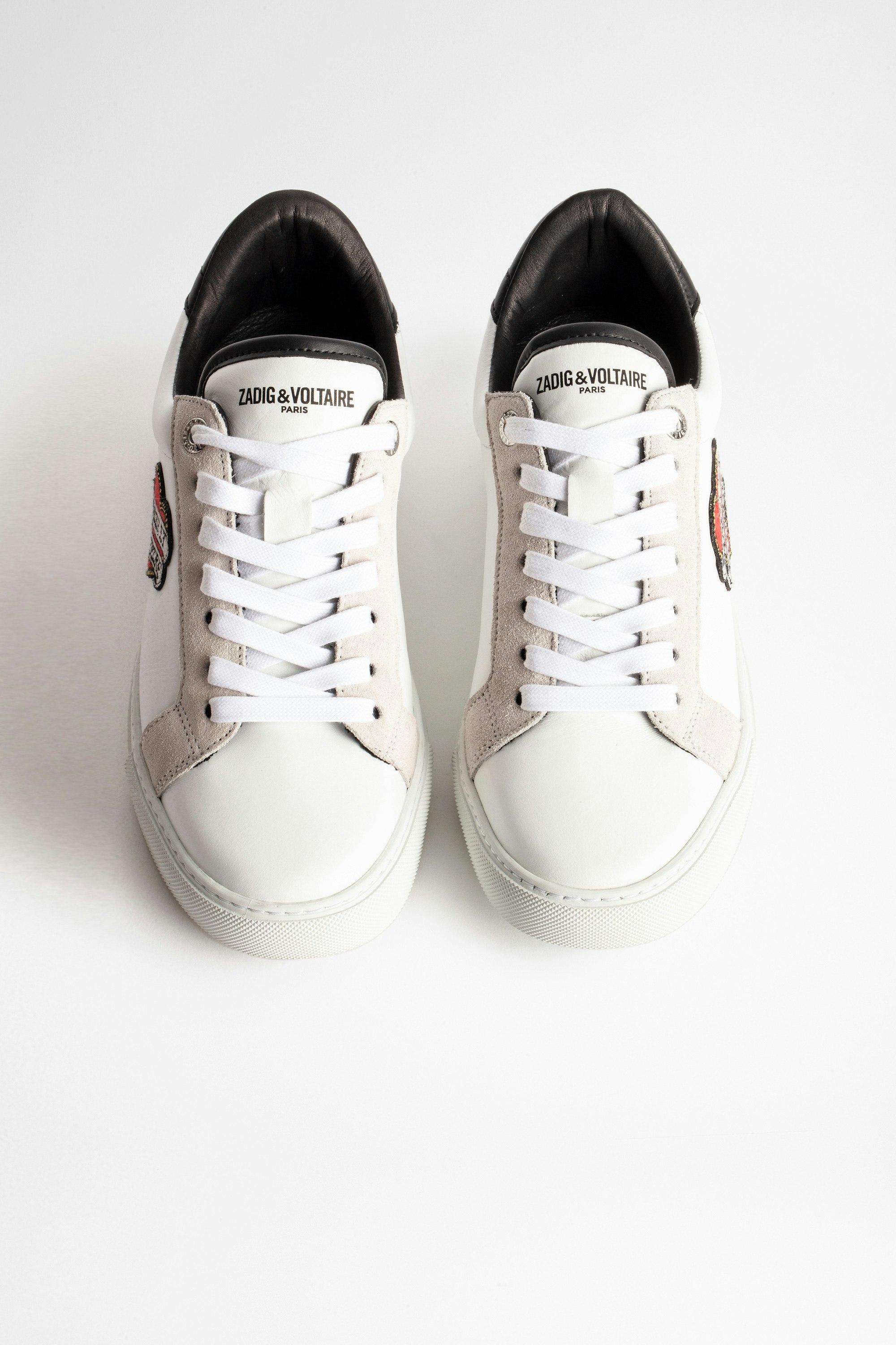 zadig patch sneakers