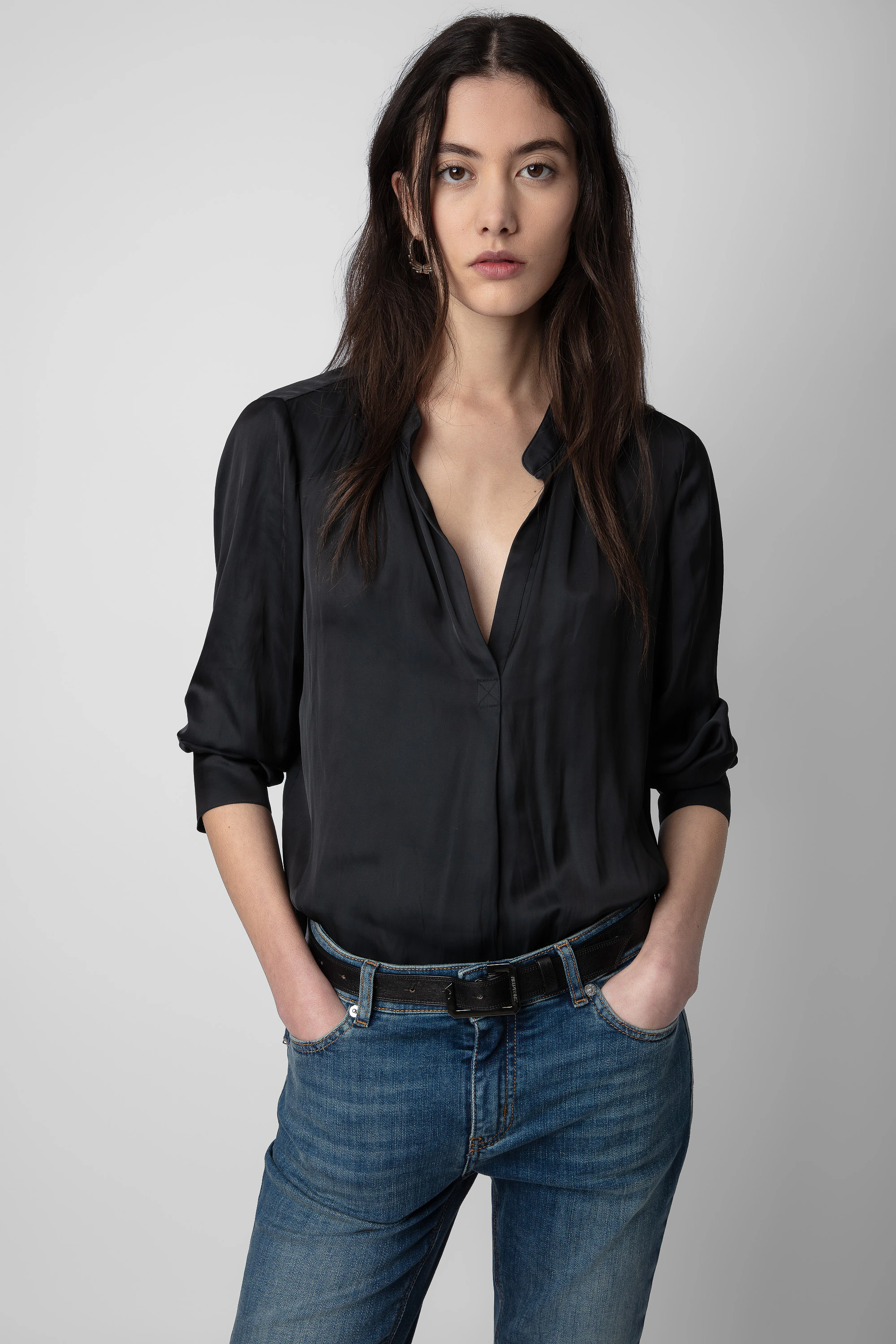 Chemisier ZADIG & VOLTAIRE En Polyester Prune - Taille M - Neuf Sans étiquette